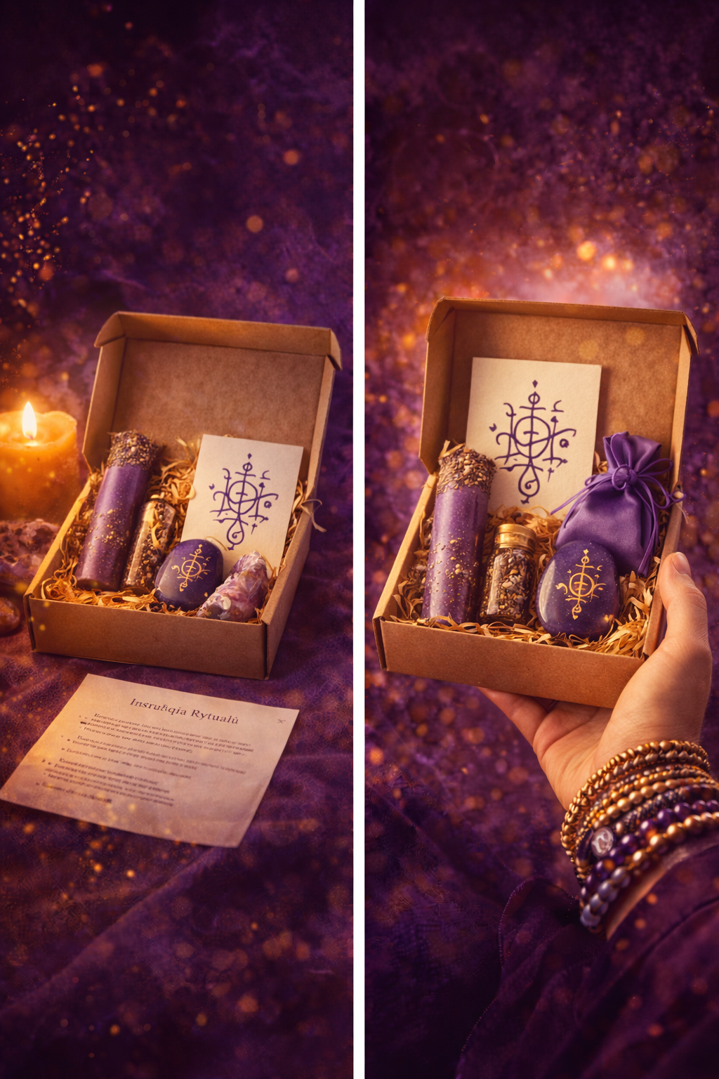 Zestaw rytualny dopasowany do Twojej intencji